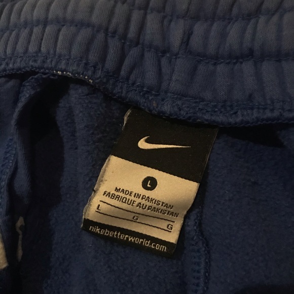 Nike blue sweatpants - Picture 3 of 5